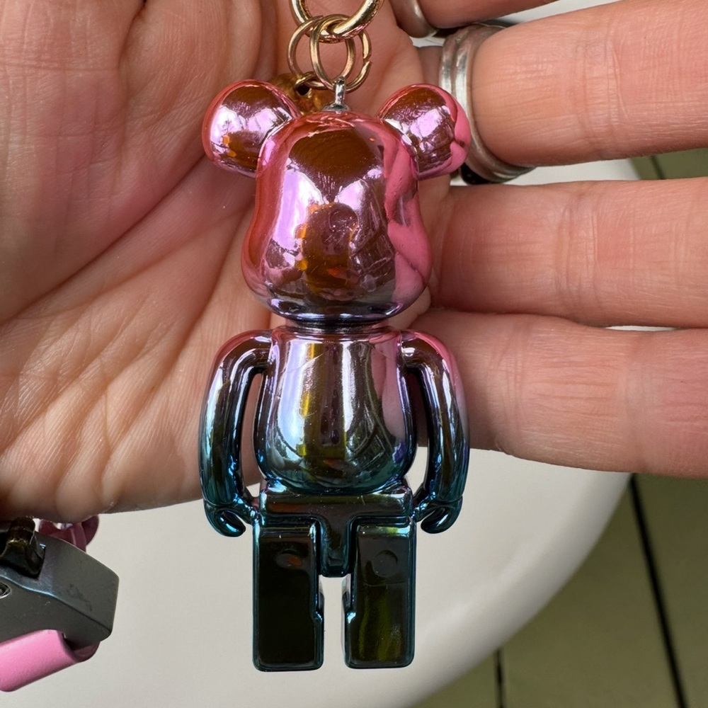 NEW blue and purple hombre key chain or bag charm - Picture 4 of 5